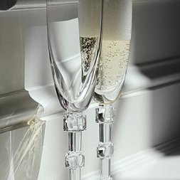 Clair de Lune champagne flute set of two